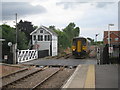 The 15.35 to Barton on Humber arrives at Goxhill