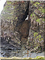 NG1939 : Rockfall in natural arch by Richard Dorrell