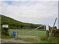 Gate to rugby pitches Clevedon