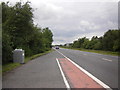 Lay-by on the A75 near Dumfries, looking west