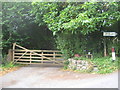 Entrance to Cilgarenydd Farm