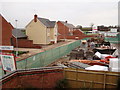 Hixon Fields estate during construction, Hixon, Staffordshire