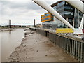 Newport : west bank of the Usk adjacent to new university campus