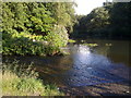 The confluence of Naden Brook and the River Roch