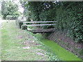 A ditch bridged near Brick House Farm