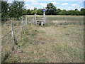 Footpath approaching Botley Park Golf Course