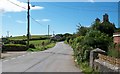 The road south of Groeslon Dinas