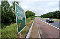 Direction sign near Hillsborough