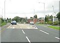 Traffic light controlled crossroads