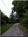 TM4261 : Church Road, Knodishall by Geographer