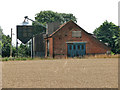 Barn and silo at Brick Kiln Farm