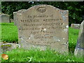 19thC gravestone, Bothkennar