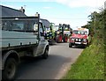 Road congestion at Llangwnnadl