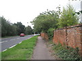 Ancient wall at Darsham on the A12