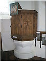 St Mary, Clopton- pulpit