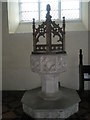 St Mary, Clopton- font