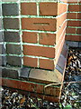 Benchmark on Horfield Parish Church Hall, Wellington Hill