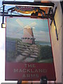 The Mackland Arms Pub Sign