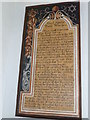 TM2660 : St Andrew, Kettleburgh: Ten Commandments (i to iv) by Basher Eyre