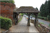 TQ4053 : St Peter, Limpsfield, Surrey - Lych gate by John Salmon