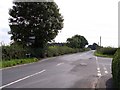 Road junction at Barrow Nook