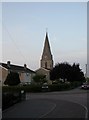 Aston, church spire