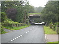 A30 bridge over a minor road at Lower Woon