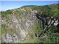 Folded strata at Trwyn Crou