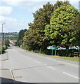 Pontllanfraith boundary sign