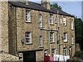 Holmfirth - rear of houses on Huddersfield Road