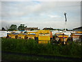 A 2nd hand lorry yard