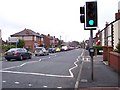 Orrell Road at Orrell Post crossroads