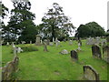TM3862 : St.John the Baptist , Saxmundham: a damp August morning in the churchyard by Basher Eyre