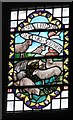 NZ2265 : The Church of St. James and St. Basil, Fenham - stained glass window, south wall (4 - detail) by Mike Quinn