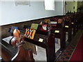 St Peter, Bruisyard: pews and kneelers