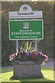 SK2402 : Tamworth, Staffordshire Town Sign  (2) by Chris' Buet