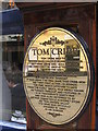 Brass Plaque on Tom Cribb Public House