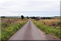 ND1658 : No through road near Banniskirk Mains by Steven Brown