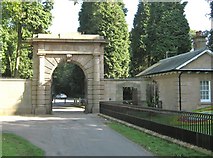 SD5421 : Main entrance, Worden Park by Ann Cook