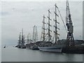 NZ5233 : Tall Ships on Irvines Quay by John M