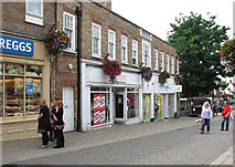TL8783 : Shops in King Street, Thetford by Evelyn Simak
