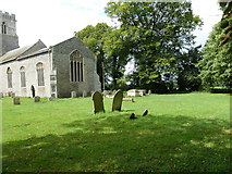 TM1577 : St Nicholas, Oakley: churchyard (5) by Basher Eyre