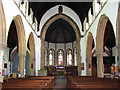 TM2483 : St John the Baptist's church in Harleston - view east by Evelyn Simak