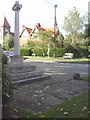 War memorial at junction of West End and The Square