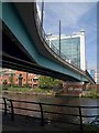 Metro bridge over Manchester Ship Canal