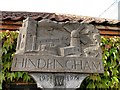 Detail of Hindringham village sign
