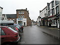 Lone pedestrian in Beccles town centre