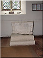 TF7932 : St Mary's church in Bagthorpe - early Norman font by Evelyn Simak