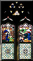 TF8931 : St Mary & All Saints' church in Sculthorpe - stained glass by Evelyn Simak