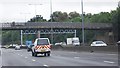 Footbridge over the M25, near junction 9